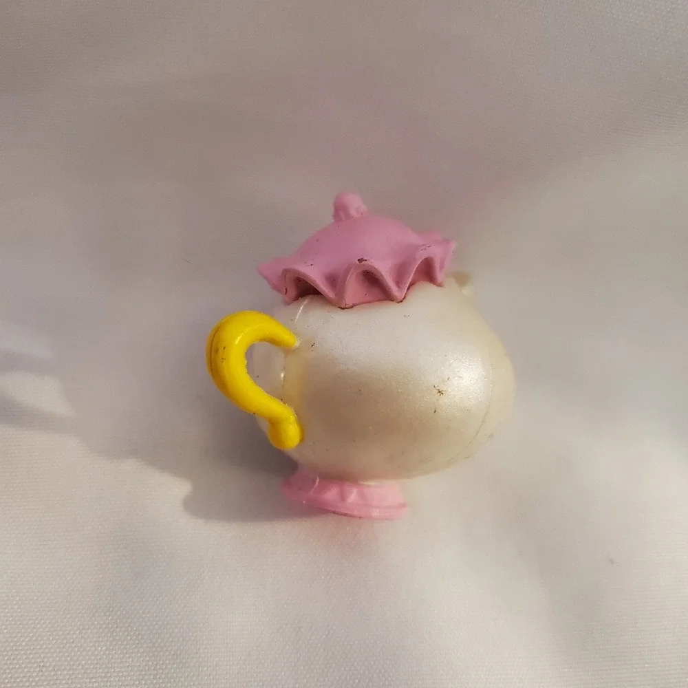 Fisher Price Little People Beauty Beast Mrs Potts Figure White‎ Tea Coffee Pot